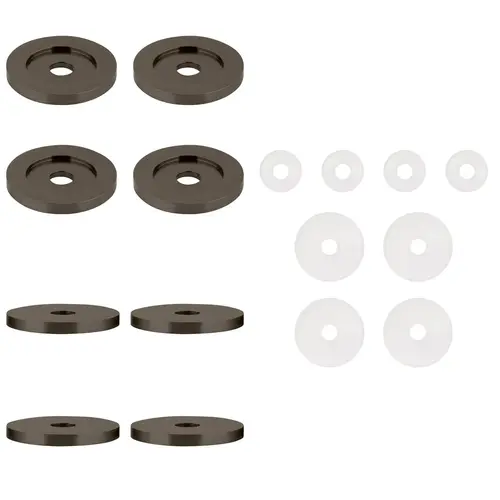 CRL 30WKABN Antique Brushed Nickel Replacement Washers for Back-to-Back Solid Pull Handle