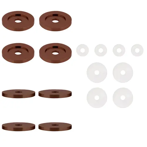 CRL 30WKABRZ Antique Bronze Replacement Washers for Back-to-Back Solid Pull Handle