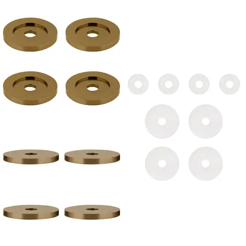 CRL 30WKBBRZ Brushed Bronze Replacement Washers for Back-to-Back Solid Pull Handle