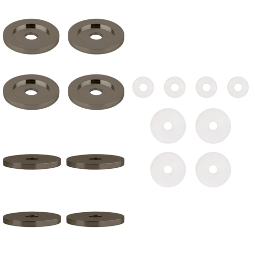 CRL 30WKPN Polished Nickel Replacement Washers for Back-to Back Solid Pull Handle