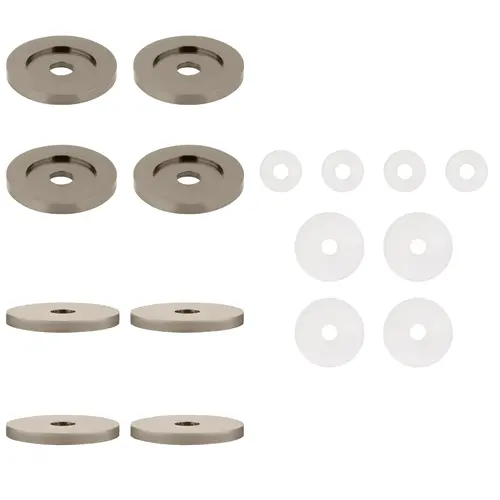 Satin Nickel Replacement Washers for Back-to-Back Solid Pull Handle