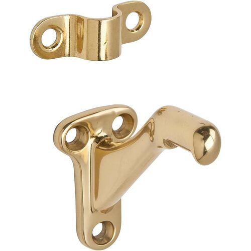 Handrail Bracket, Aluminum, Brass - pack of 20