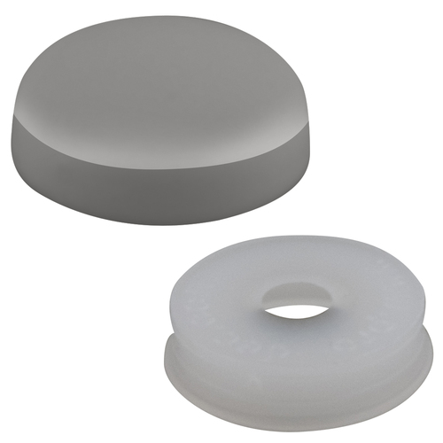 CRL SC80C50 Chrome Countersunk Small Snap Cap Screw Covers