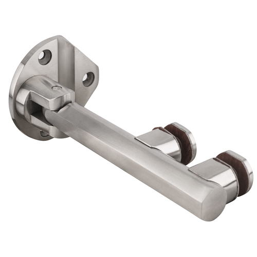 Brushed Stainless Arctic 044 Series Glass-to-Wall Hinge