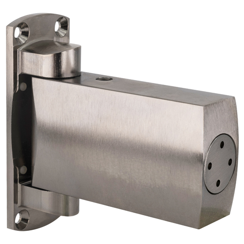 Satin Nickel Vernon 8060 Hydraulic 'All-Glass' Door Hinge