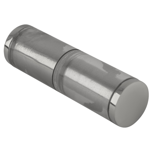 CRL SDKP112CH Polished Chrome Cylinder Style Back-to-Back Shower Door Knobs With Plastic Sleeve