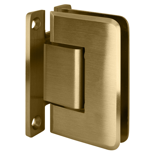 Satin Brass Pinnacle 337 Series Adjustable Wall Mount 'H' Back Plate Hinge