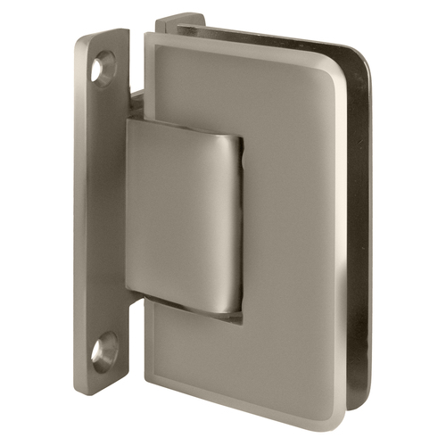 Satin Nickel Pinnacle 337 Series Adjustable Wall Mount 'H' Back Plate Hinge