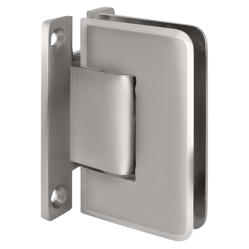 Satin Chrome Pinnacle 337 Series Adjustable Wall Mount 'H' Back Plate Hinge