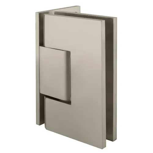 Brushed Nickel Vienna 044 Series Wall Mount Offset Back Plate Hinge