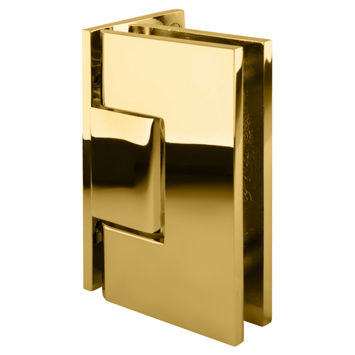 Polished Brass Vienna 044 Series Wall Mount Offset Back Plate Hinge