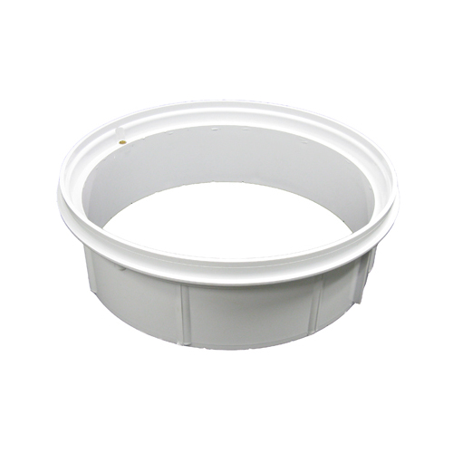 Pentair 516253 White Bermuda Skimmer Gunite Deck Extension Collar