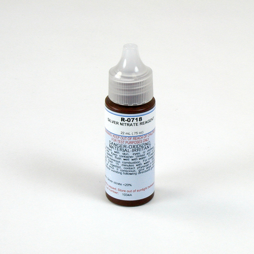TAYLOR R-0718-A Silver Nitrate Reagent .75 Oz Dropper Bottle