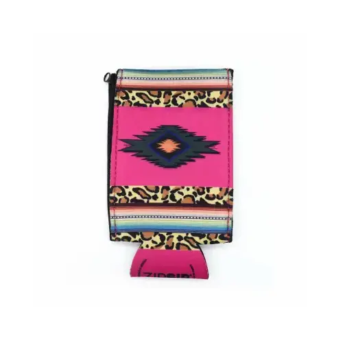 Leopard Serape Can Koozie