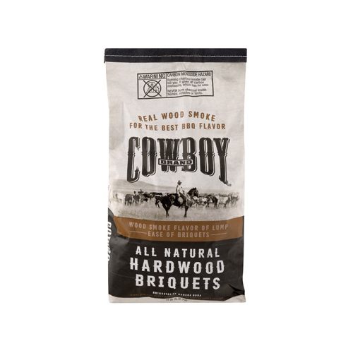 DURAFLAME COWBOY INC 26014 Natural Hardwood Briquettes, 14-Lbs.