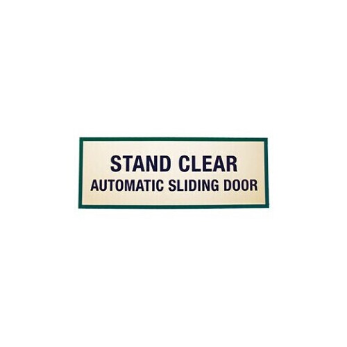 Horton C1634 HORTON DECAL, STAND CLEAR AREA BOTH S
