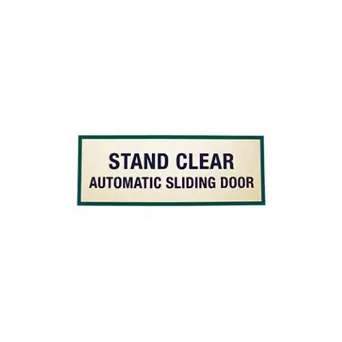 HORTON DECAL, STAND CLEAR AREA BOTH S