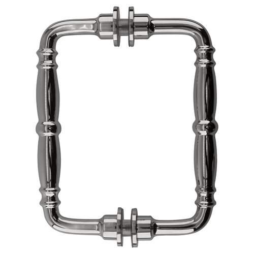 CRL V1C6X6CH Polished Chrome 6" Victorian Style Back-to-Back Pull Handle