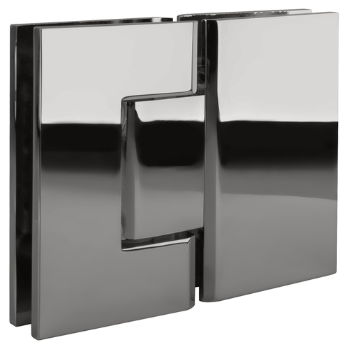 CRL GEN580CH Polished Chrome Geneva 580 Series 180 Degree Glass-to-Glass Hinge with 5 Degree Offset