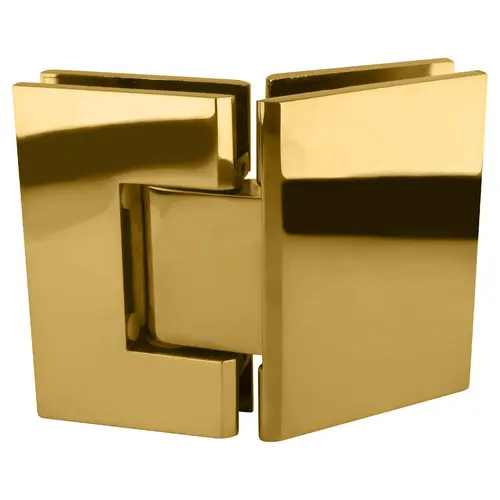 CRL GEN045UBR Ultra Brass Geneva 045 Series 135 Degree Glass-to-Glass Hinge