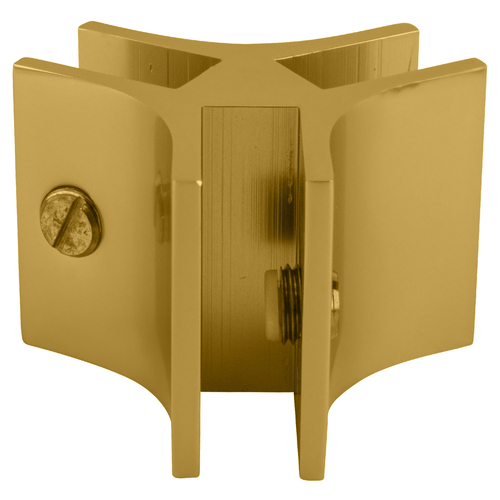 Gold 3-Way 120 Degree Standard Connector for 3/8" Glass