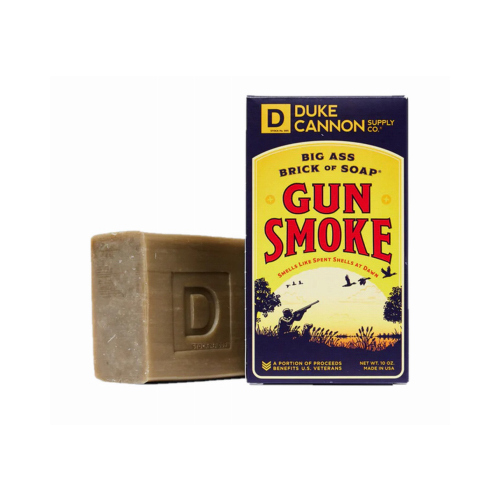 Duke Cannon 03GUNSMOKE1 Big Ass Brick of Soap, Gunsmoke, 10 oz. Bar Gray