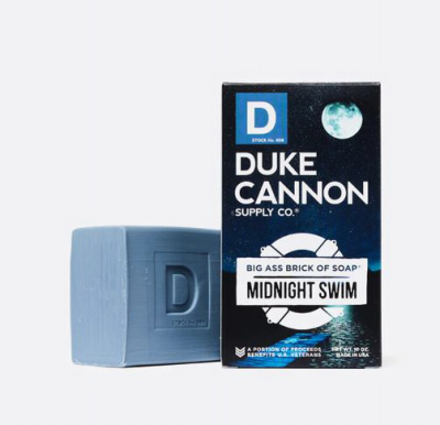 Duke Cannon 03MIDNIGHT1 Big Ass Brick of Soap, Midnight Swim, 10 oz. Bar