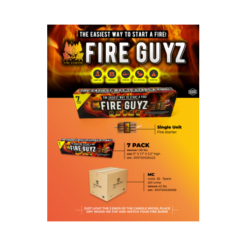 Premium Fire Starters, 7-Pk.