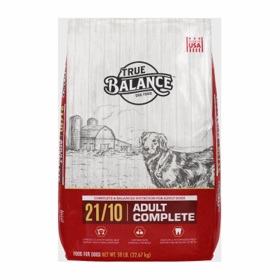 TrueBalance 12602 Adult Complete Dry Dog Food, 21/10 Formula, 50 Lbs.