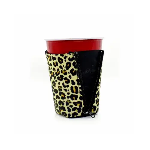 Leopard Can Koozie