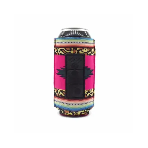 Leopard Serape Magnetic BipSip Can Koozie