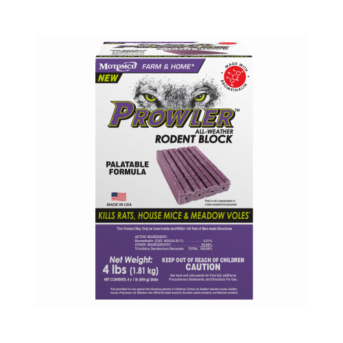 PROWLER 22465 1LB Rodent Block  pack of 4
