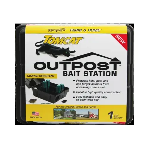 Tomcat Outpost Rodent Bait Station, Lockable