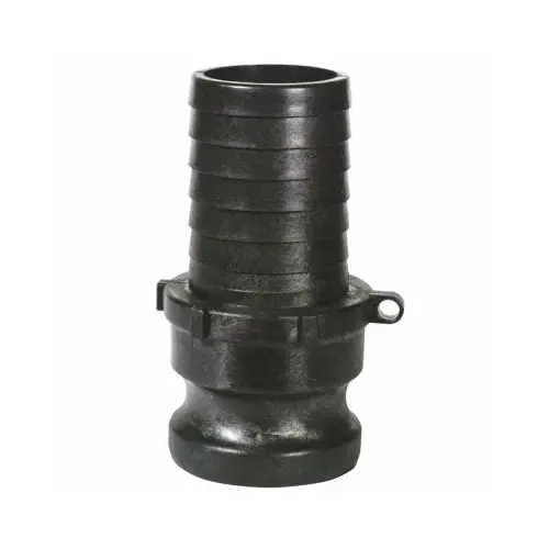 MI CONVEYANCE SOLUTIONS 49012375 Part E Male Polypropylene Cam & Groove Coupling, 1-1/2 In.