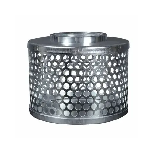 MI CONVEYANCE SOLUTIONS 70000008 Plated Steel Round Hole Suction Strainer, 1-1/2 In.