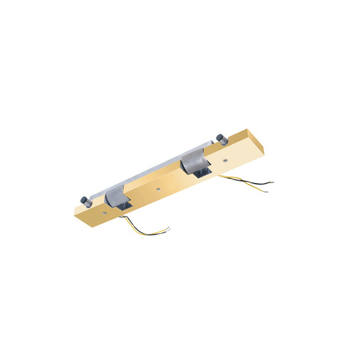 Polished Brass Electric Strike Keeper for Double Stile Doors- Fail Secure