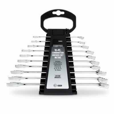 Master Mechanic TV10CWMM 10-Pc. Combination Metric Wrench Set