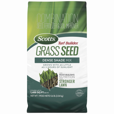 Scotts 18251 Turf Builder Dense Shade Mix Grass Seed, 7 lb Bag Blue/Bluish-Gray