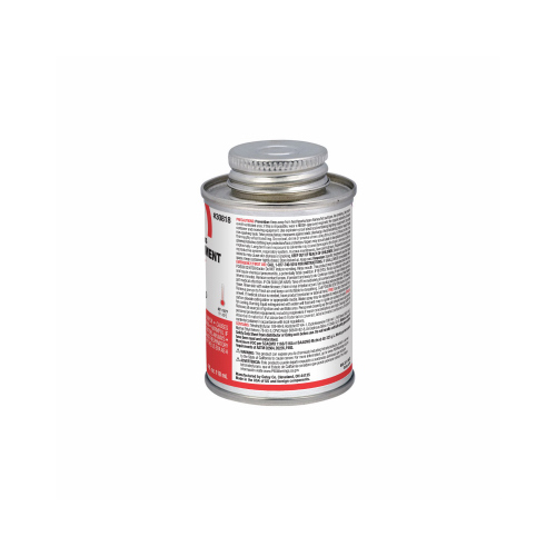 Oatey 30818 AllPurpose Cement Clear For ABS/CPVC/PVC 4 oz Clear