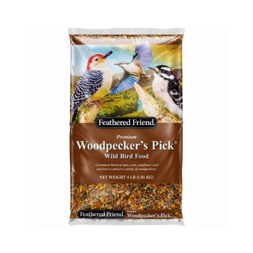 Feathered Friend 14178 Woodpecker's Pick Wild Bird Food, 4 lb bag