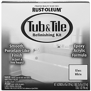 1 qt. Gloss White Tub and Tile Refinishing Kit