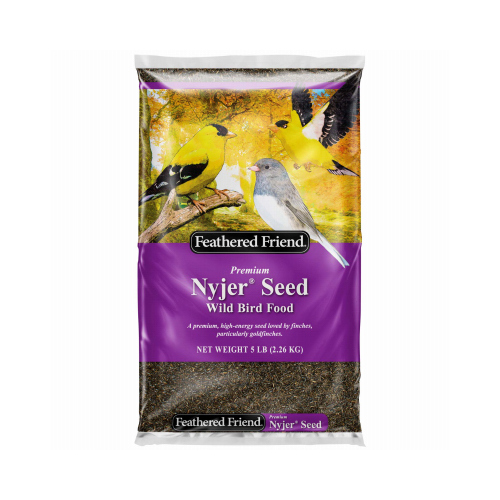 Nyjer Seed Wild Bird Food, 5-Lb. Bag