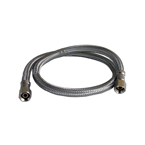 LARSEN SUPPLY CO., INC. 10-0946 Ice Maker Connector, 1/4 Compression x 1/4 Compression x 24-In.