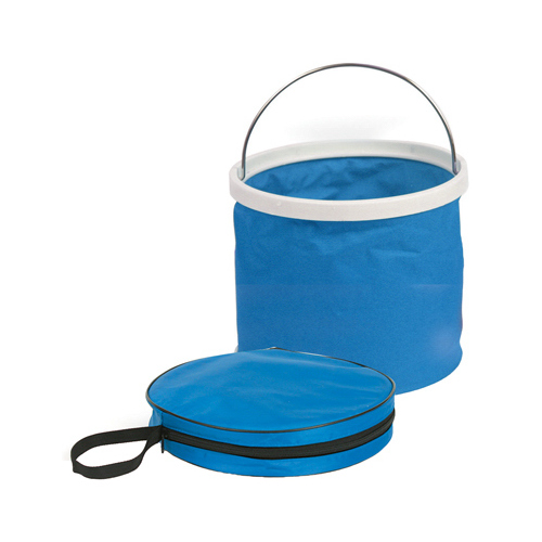 Camco 42993 Collapsible Bucket, Blue, 9-1/4 in H