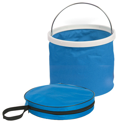 Camco 42993 Collapsible Bucket, Blue, 9-1/4 in H