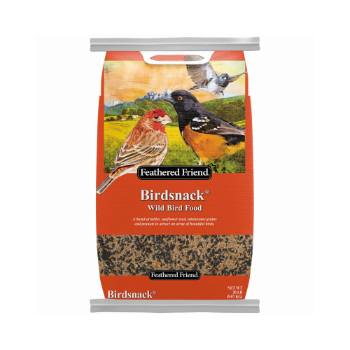 Birdsnack Series 14160 Wild Bird Food, 20 lb Bag