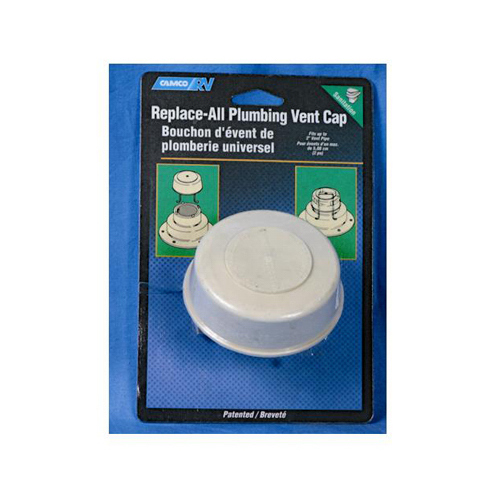 Camco 40034 Vent Cap Polar White