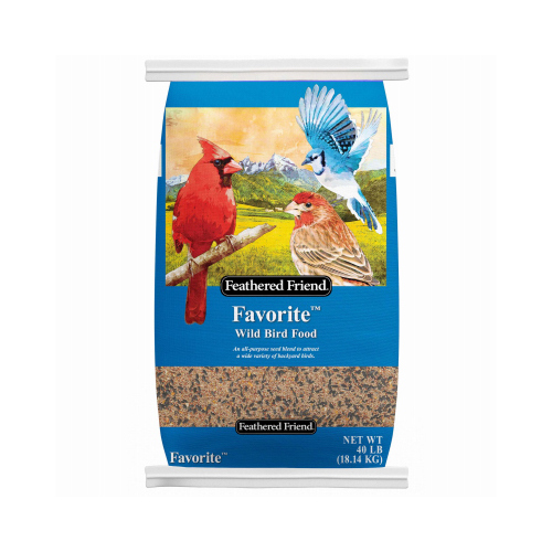 Favorite Series 14158 Wild Bird Food, All-Purpose, 40 lb Bag