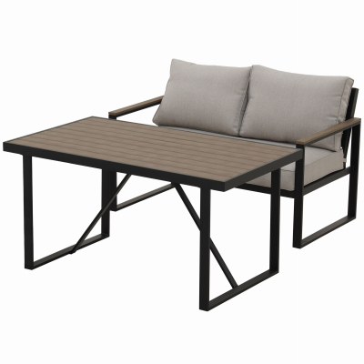 LETRIGHT INDUSTRIAL CORP 545.1490.000 FS Oak Loveseat/Table