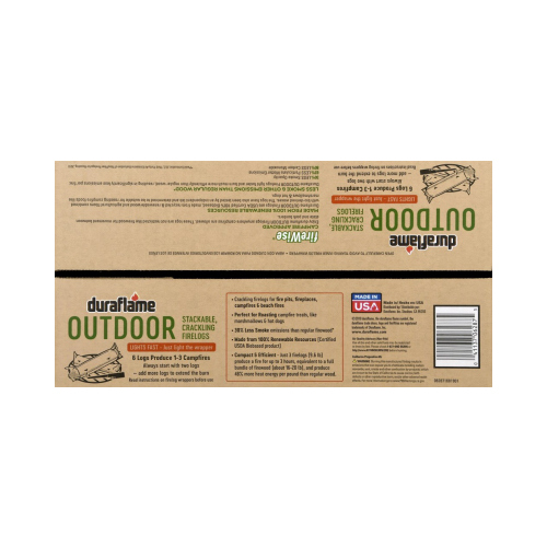 DURAFLAME COWBOY INC 06287 3.2LB Out Firelog  pack of 6